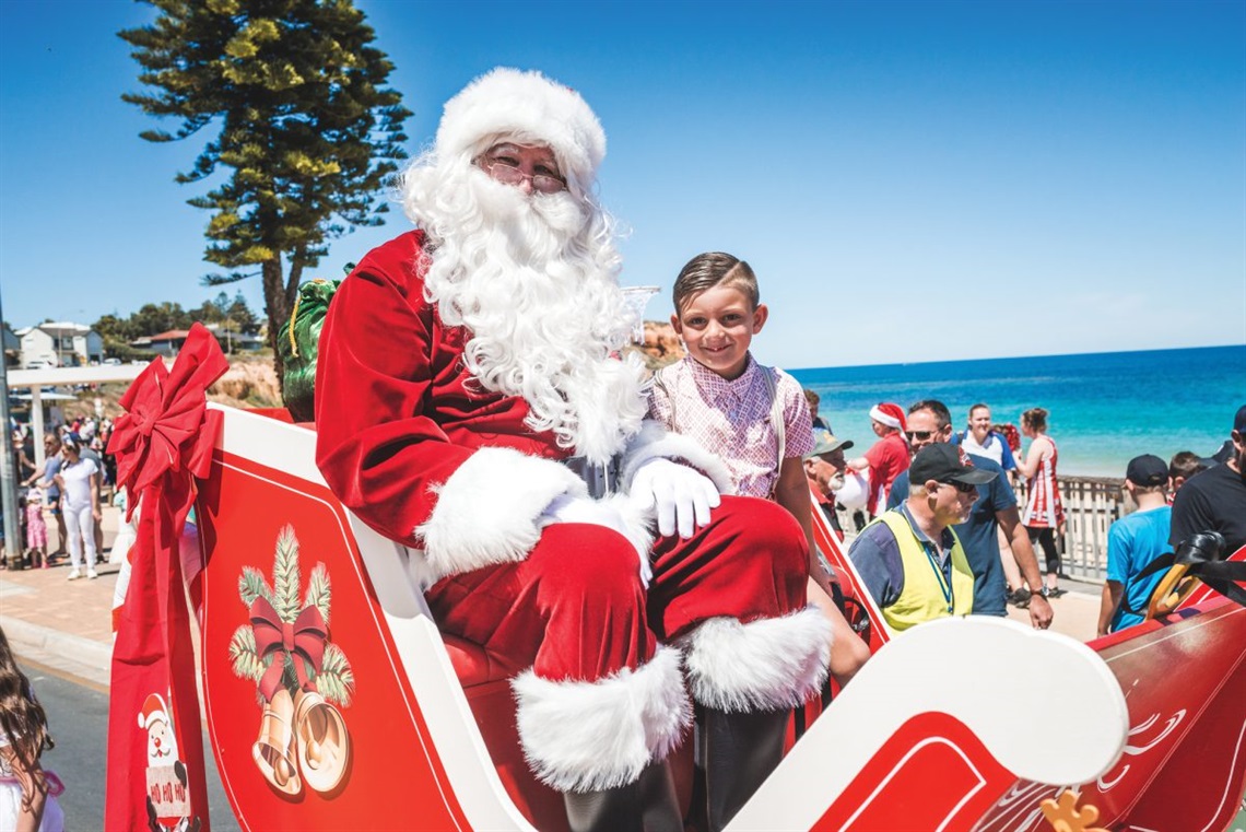Beau from Seaford Rise won the chance to meet and ride with Santa in last year’s City of Onkaparinga Christmas Pageant. Who will be Santa’s passenger at this year’s pageant on Sunday 17 November?