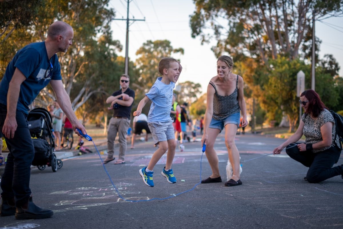 1000 Play Streets program, created by Play Australia