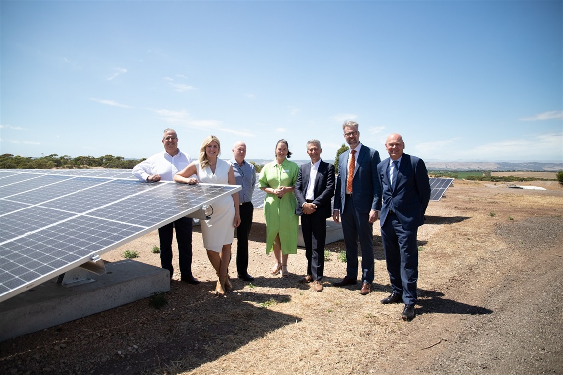 A new renewable energy hub combing solar power and bio-gas has been launched at Seaford Heights, providing energy for surrounding homes.