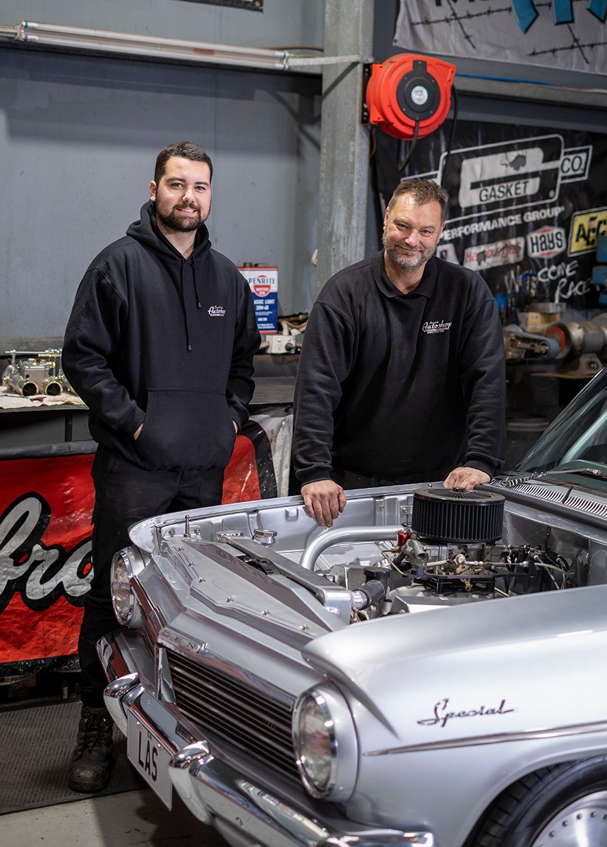 Jaiden (left) and Jason (right) from Lonsdale Autoshop