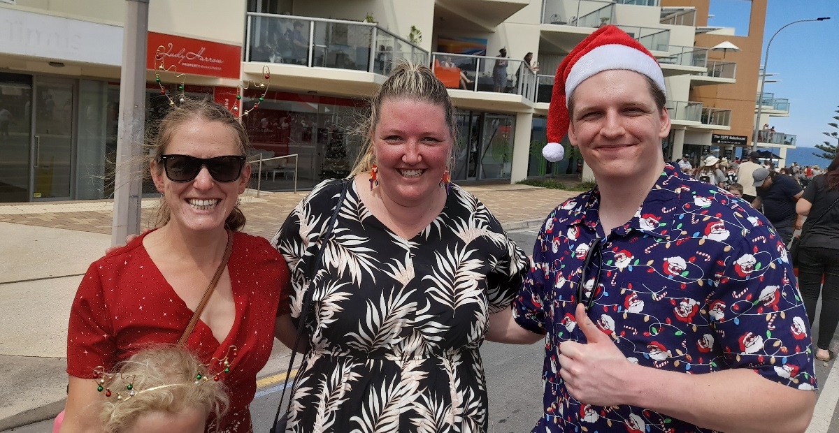 Mid Coast Ward Councillor Gretel Wilkes (left), South Coast Councillor Lauren Jew (middle) and Knox Councillor Colt Stafford (right).