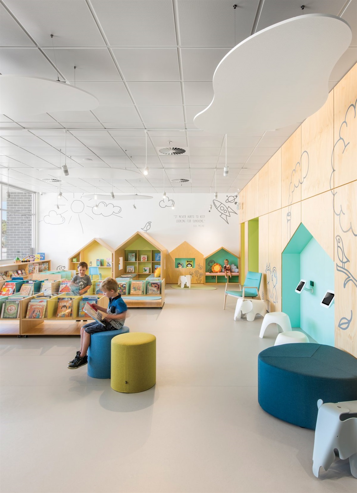 The children's area of Aldinga Library