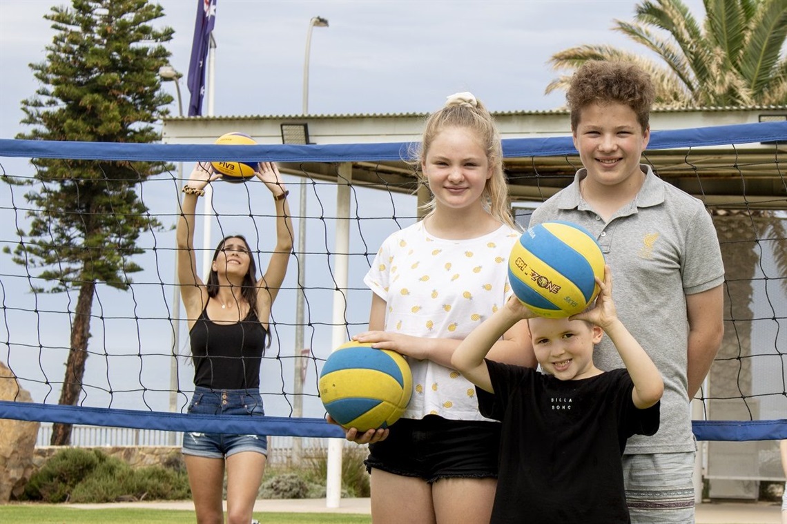 Beach volleyball is coming to Port Noarlunga.