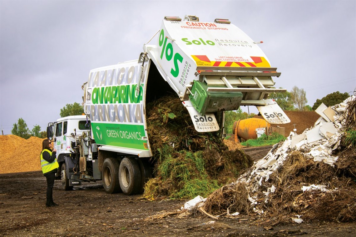 Solo Resource Recovery delivers organic material to Peats Soil