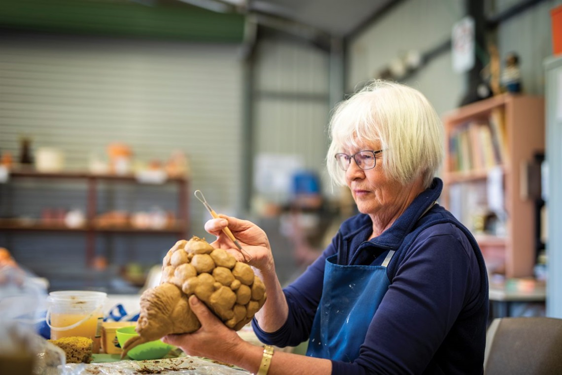 Artist Sue says friendship is the greatest gift Wakefield House has given her