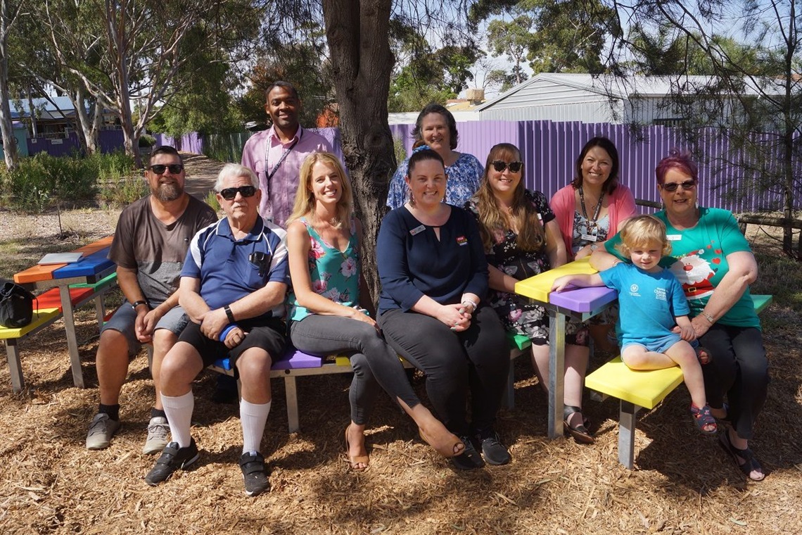 Scenes from the Vintners Walk Butterfly Garden and Hackham West Men's Shed