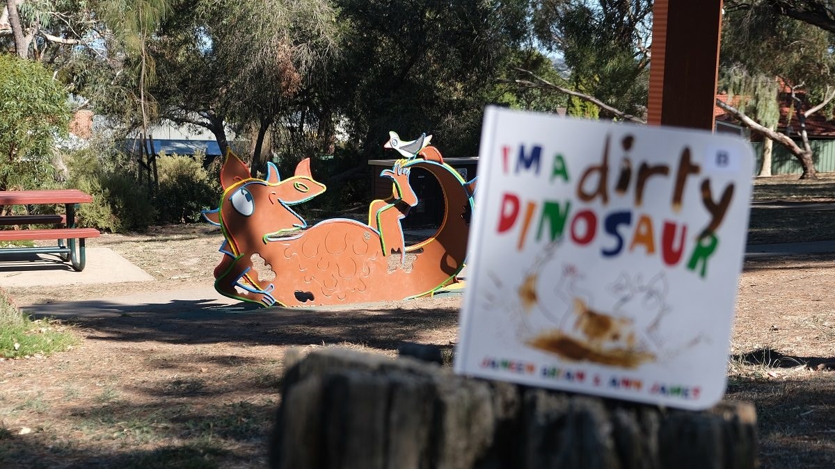 Meet Storybook Walk's newest resident.