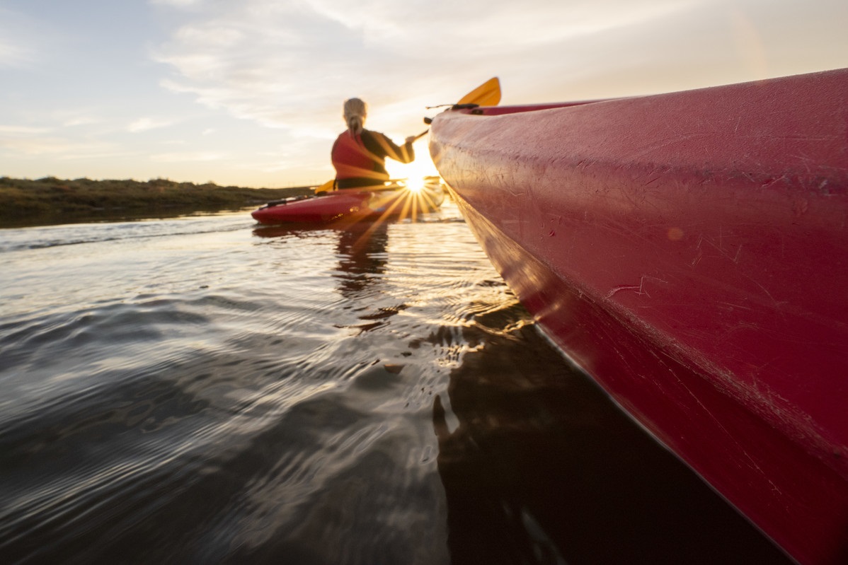 Kayaking on the Onkaparinga River