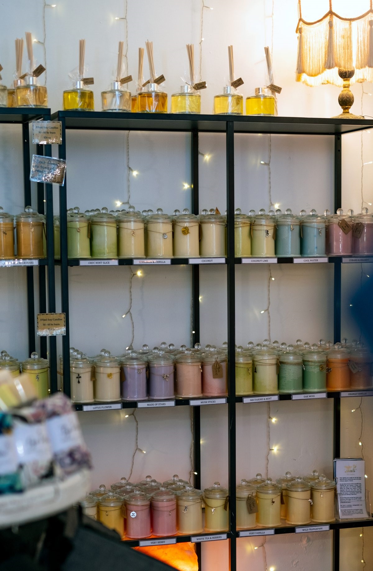 Kristie Robb showcases the unique works of 45 artists in Made of Stars; visitors to the shop will find handmade homewares, candles and baby goods.