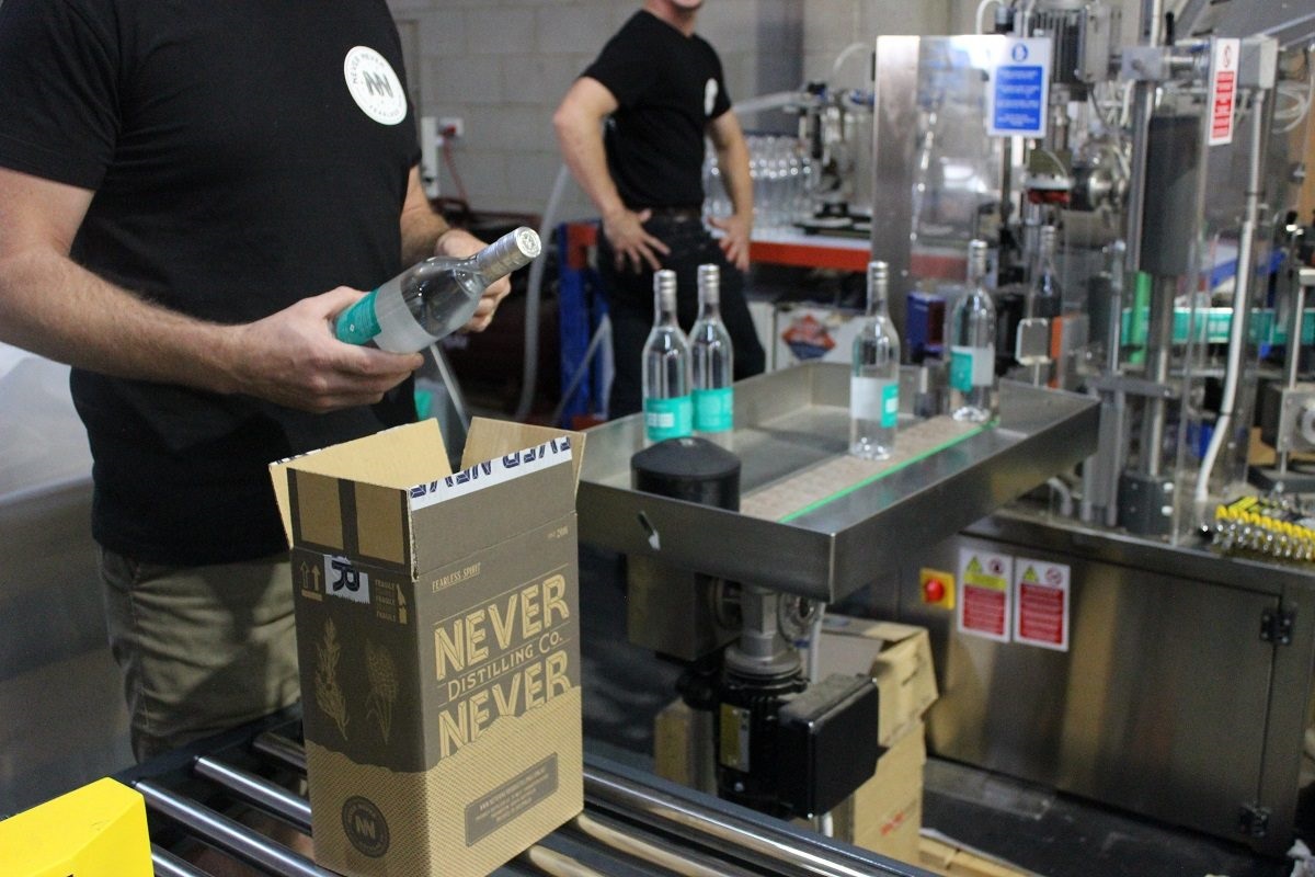 Scenes from the Never Never distillery.