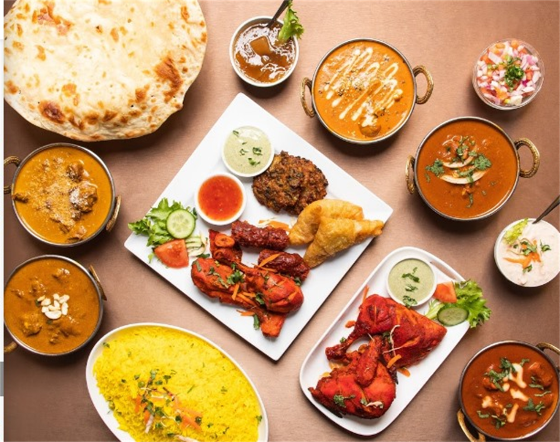 A delicious spread from Morphett Vale restaurant, Pan Indian.