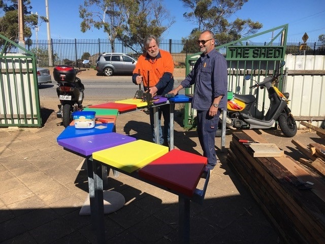 Scenes from the Vintners Walk Butterfly Garden and Hackham West Men's Shed