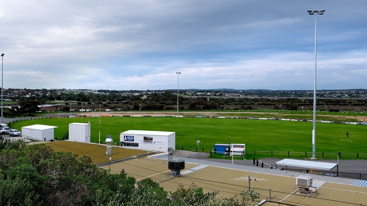 Scenes from the Port Noarlunga Sports Ground, May 2020.