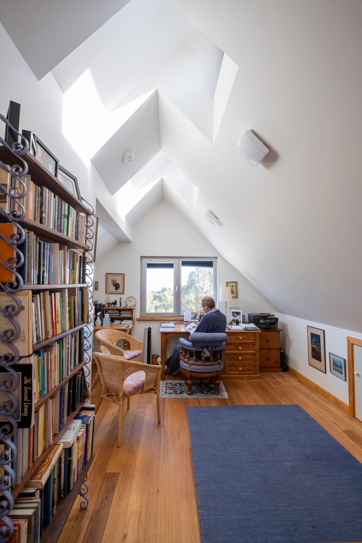 Sue Greenwood and Jason Garrood are living comfortably in their passively heated and cooled, light-filled and solar-powered home.