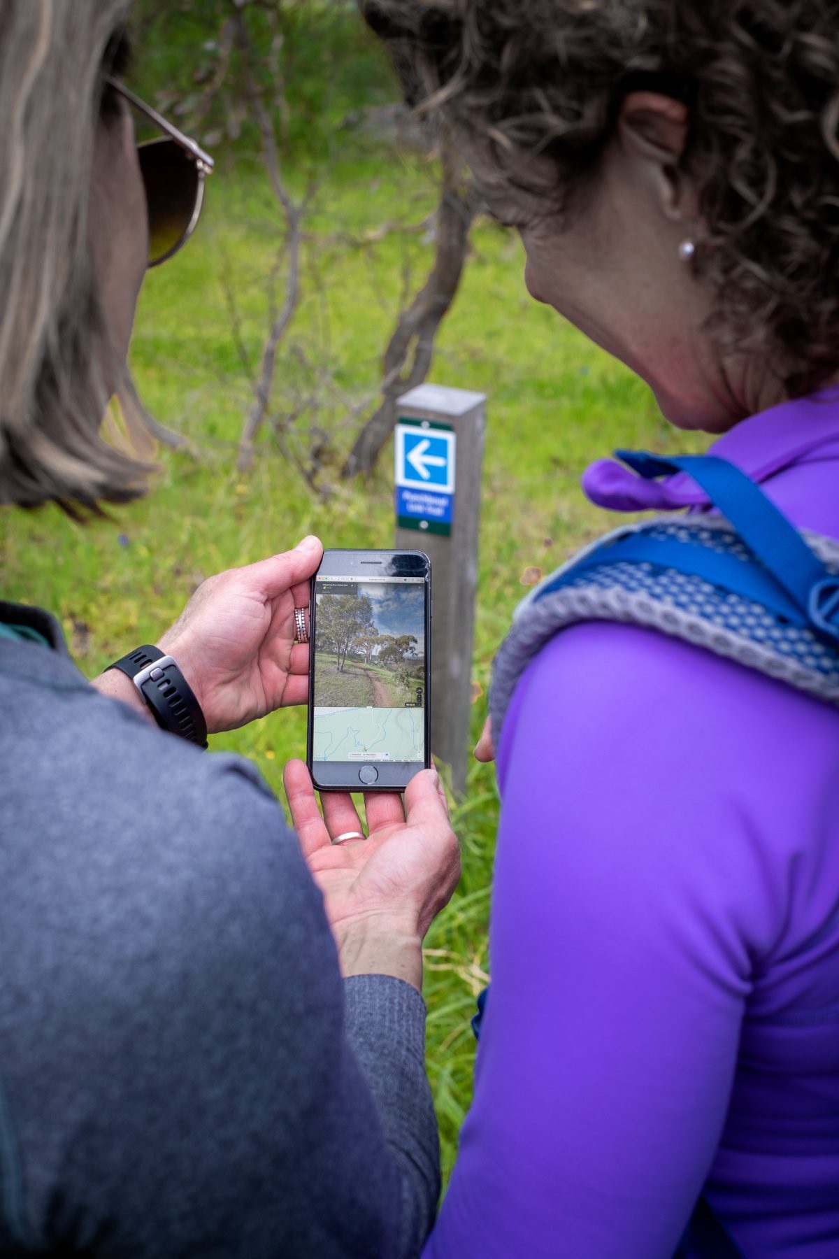 Heidi Lewis and Amy Moyce look where the path leads to; the spectacular gorge; choose a walking trail that suits you.