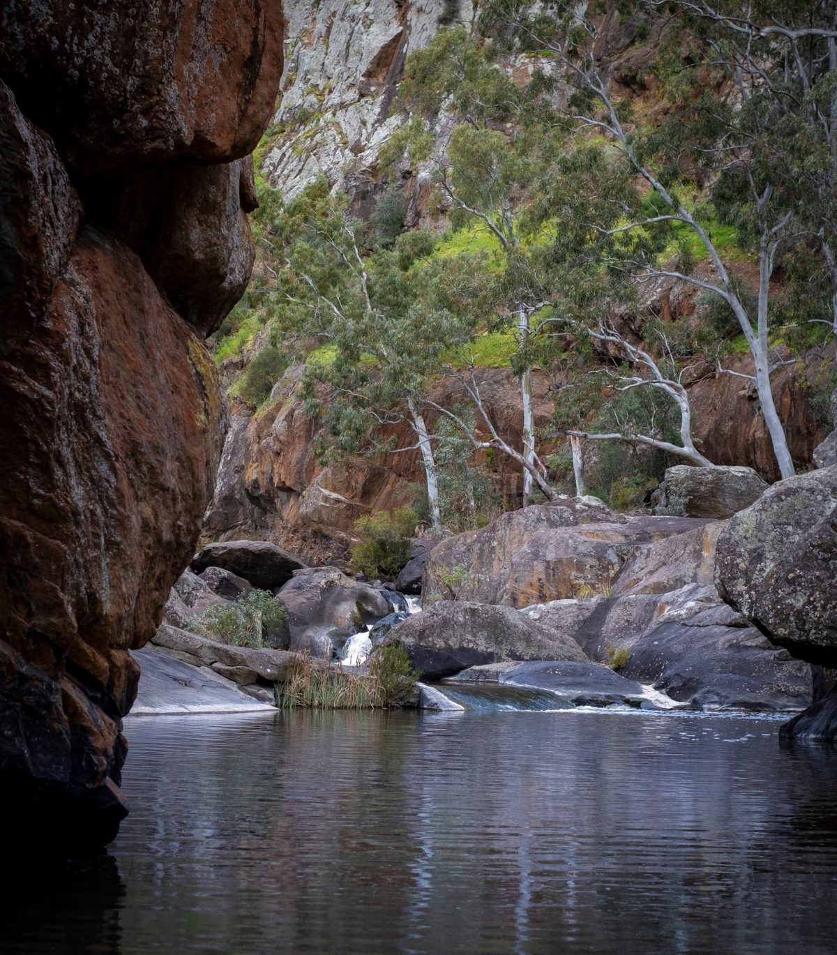 Heidi Lewis and Amy Moyce look where the path leads to; the spectacular gorge; choose a walking trail that suits you.