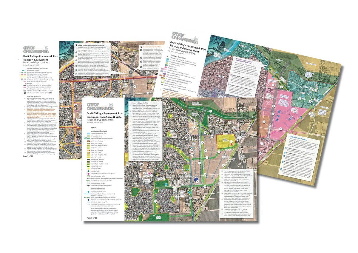 Aldinga Framework Plan documents.