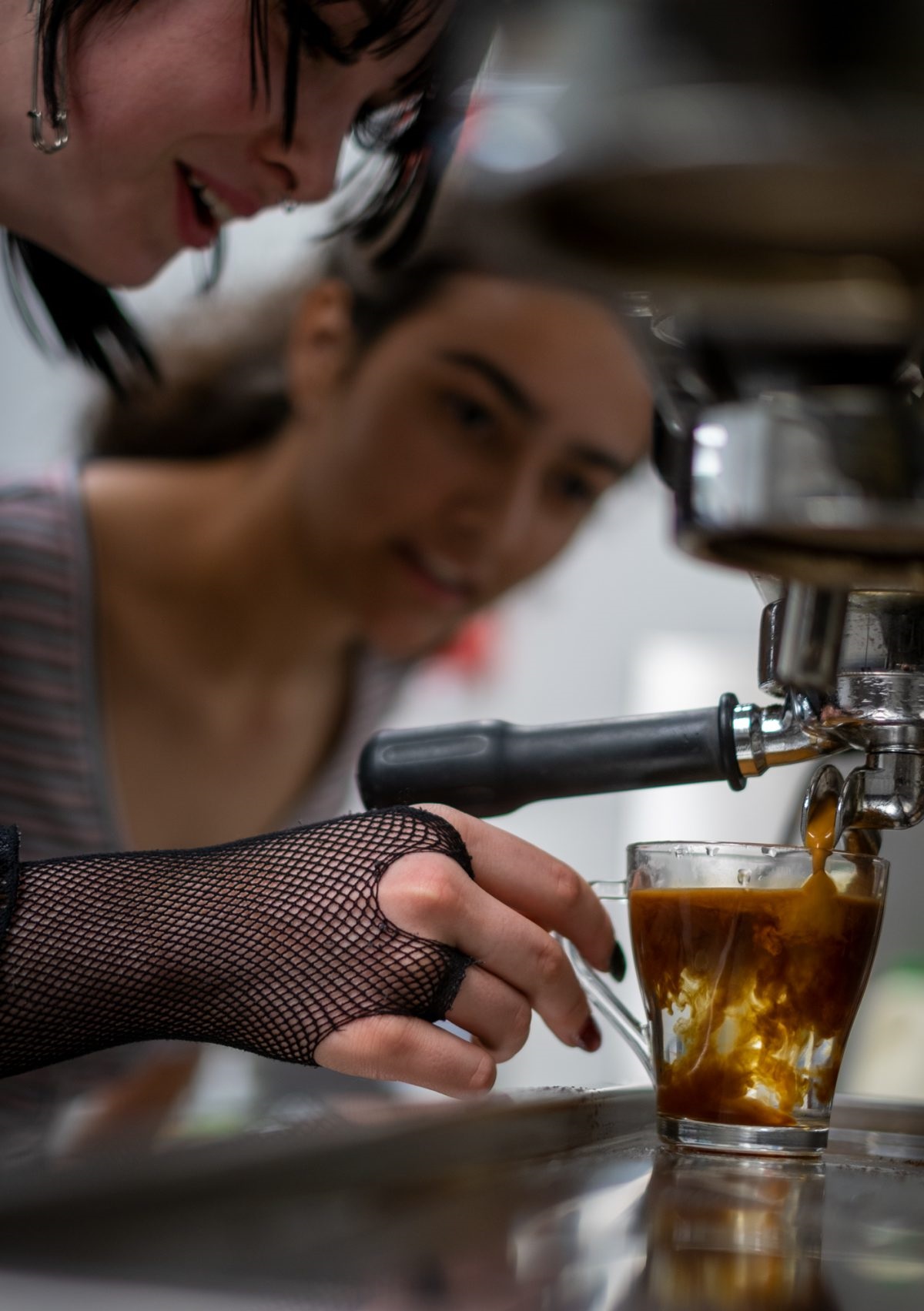 The barista hospitality course is heating up young people’s potential to gain part-time employment.