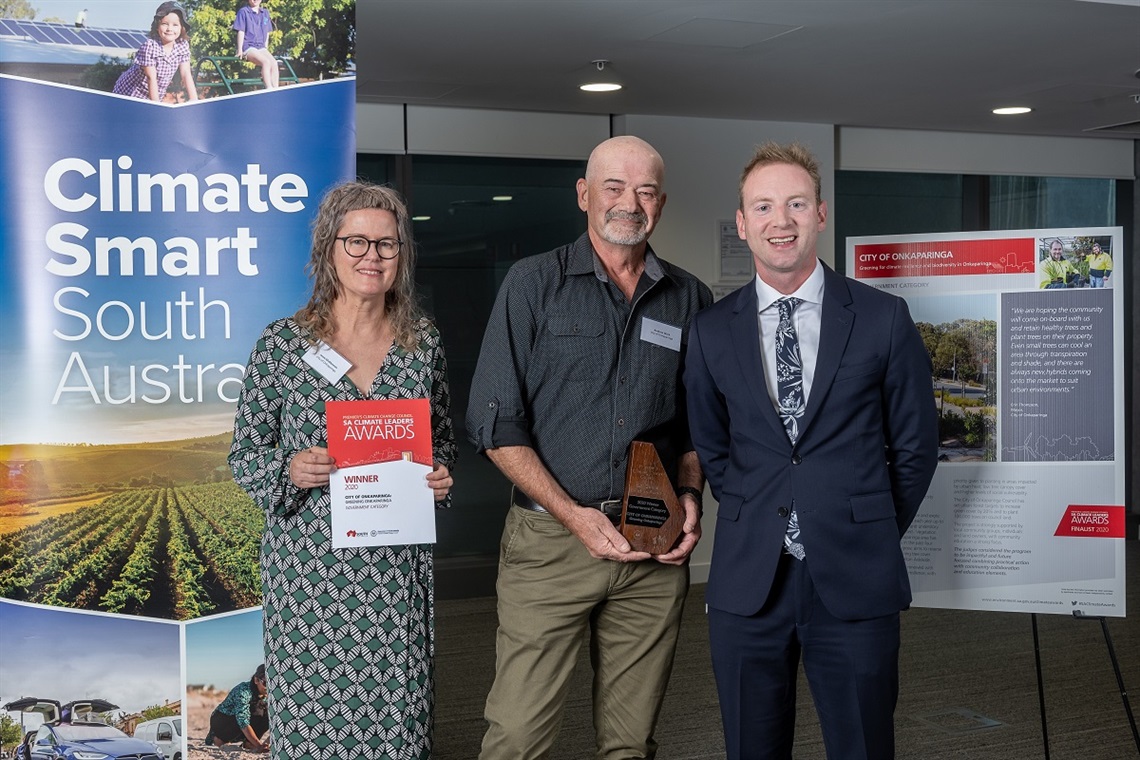 2020 SA Climate Leaders Award for tackling climate change