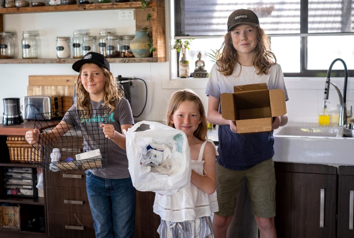 The Howard family have made big changes to their lifestyle to reduce their dependence on plastic packaging.
