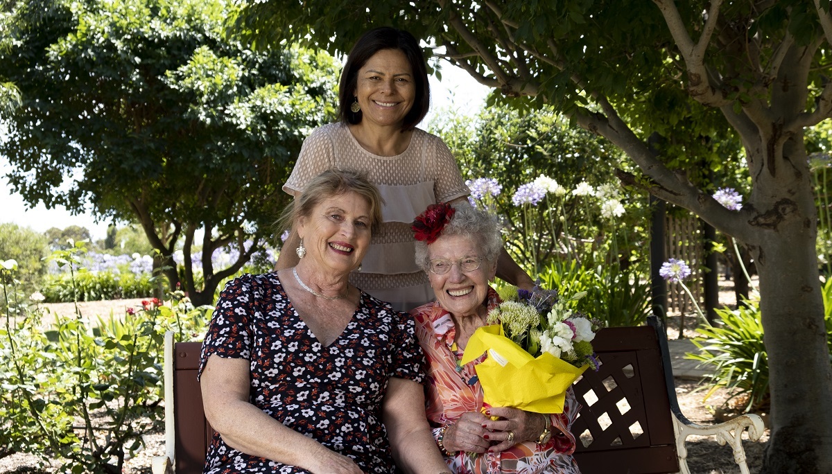 Kathleen Davies celebrated her birthday early at Elizabeth House