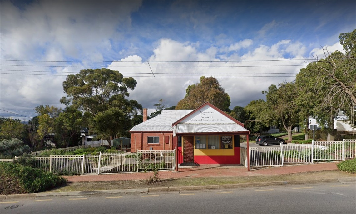 A street view of Neporendi Aboriginal Forum Inc's home on Vine Street, Reynella.