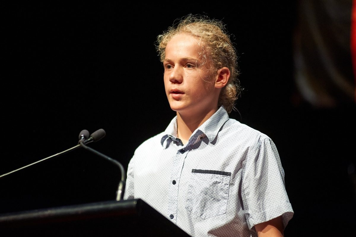 Young Citizen of the Year, Angus Miller 