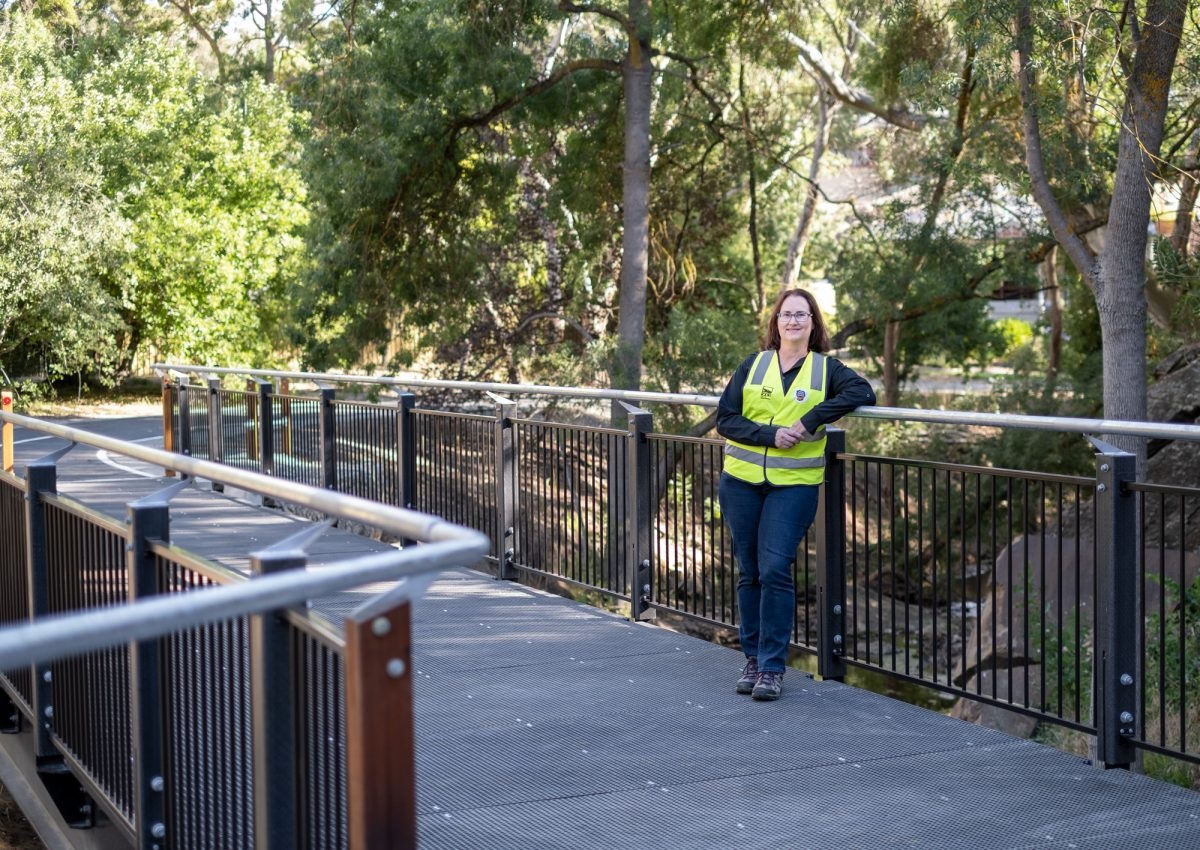 Council's Nature Conservation Project Officer Nikola Manos has written the interpretive signage along the path.