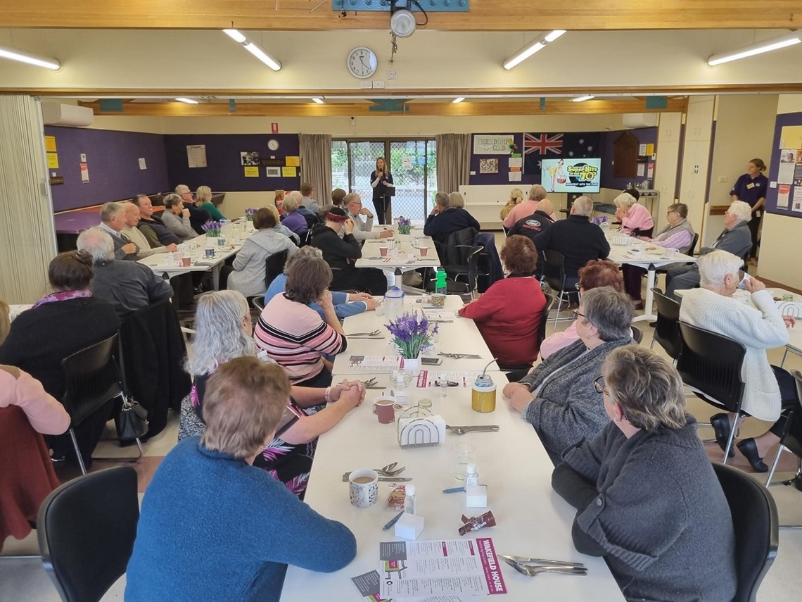 Attendees at the World Elder Abuse Awareness Lunch.