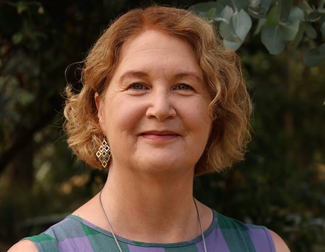 A smiling headshot of new Onkaparinga CEO Sharon Mason.