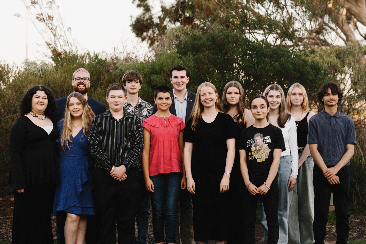 A group photo of the Onkaparinga Youth Committee members.