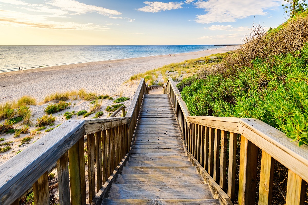 Stairs to O'Sullivan Beach