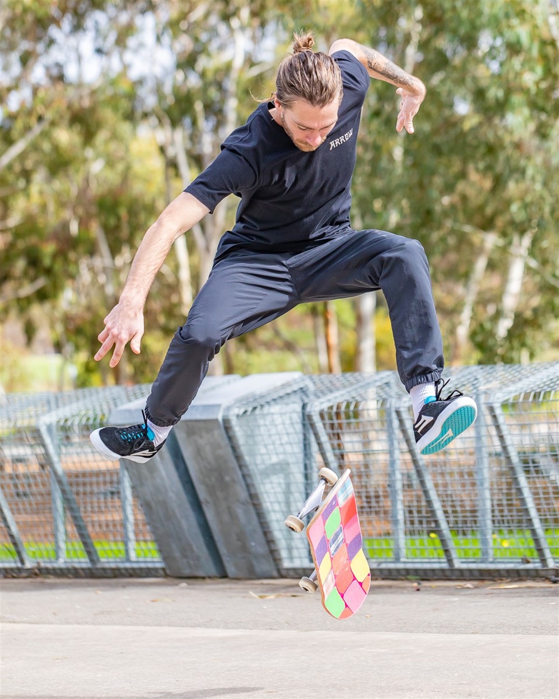 Learn tricks from skateboarding pro Beau Hinge (photo courtesy of Ben Heide)