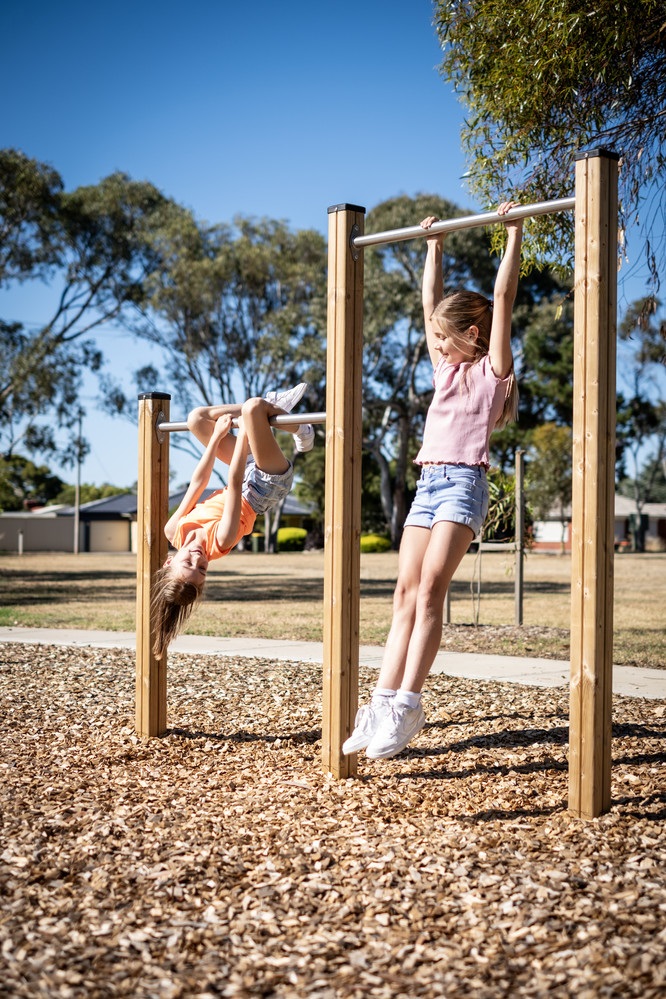 Ariana and Alirah on bars.jpg